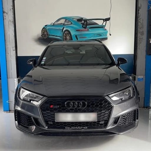Avant réparation — Audi RS4 — Grande révision