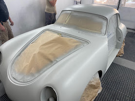 Pendant les travaux — Porsche 356 — Reprise intégrale de la carrosserie